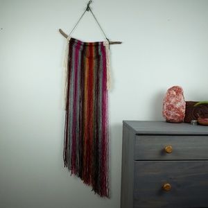 Macrame Wall Hanging Southern Rainbow Boho Gypsy